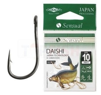 Haczyki Mikado Sensual Daishi Nr 8 Czarne