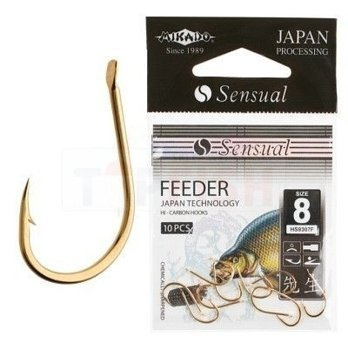 Mikado Haczyki Sensual Feeder 10 - Czarne - 10szt