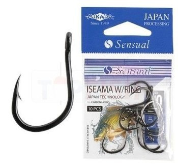 Haczyki Mikado Sensual Iseama W/Ring Nr 1 Czarne
