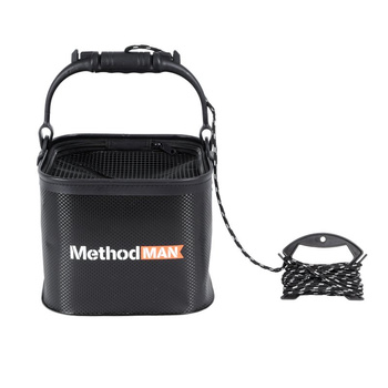 Wiaderko Składane Eva Ze Sznurkiem I Sitkiem 7l/20cm/20cm/18cm Methodman