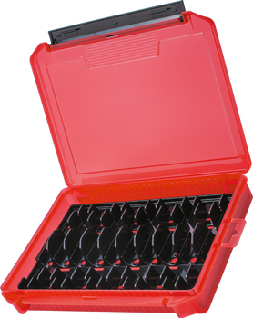 Pudełko na przynęty VERSUS Takoegi Stocker L 255x190x40 mm czerwone