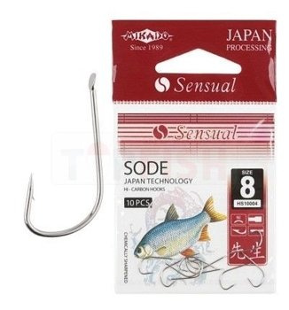 Haczyki Mikado Sensual Sode Nr 8 - Złote